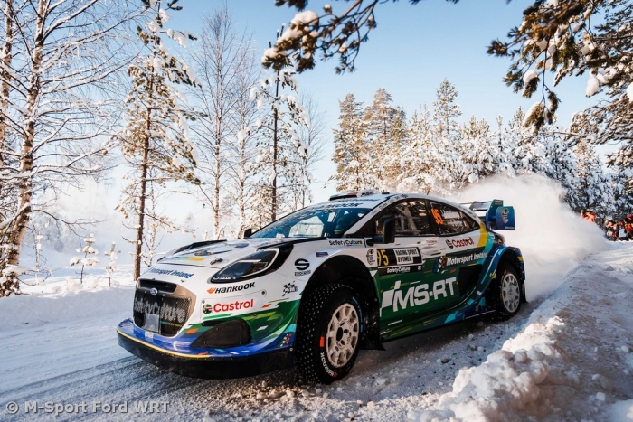 M-Sport battle through challenging Rally Sweden