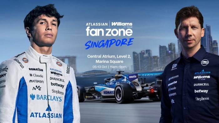 Alex Albon to headline Williams F1 Team Fan Zone return to Singapore