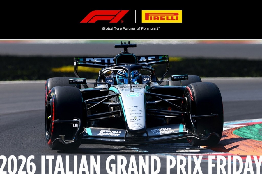 Russell fastest on Friday at Monza