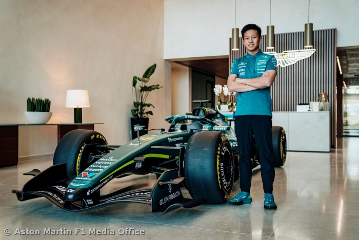 Zhenrui Chi Joins the Aston Martin Formula One&trade; Team Driver Academy