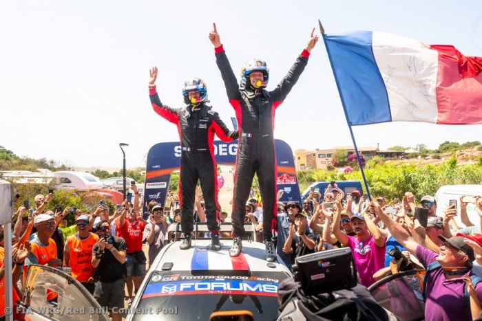 Sardinia spoils go to Ogier as WRC title race intensifies