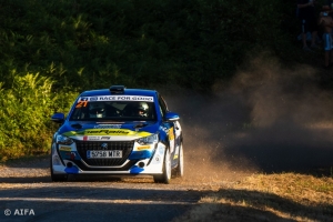 Javier Ca&ntilde;ada / Aday Ortiz vencem no Rallye Rias Baixas