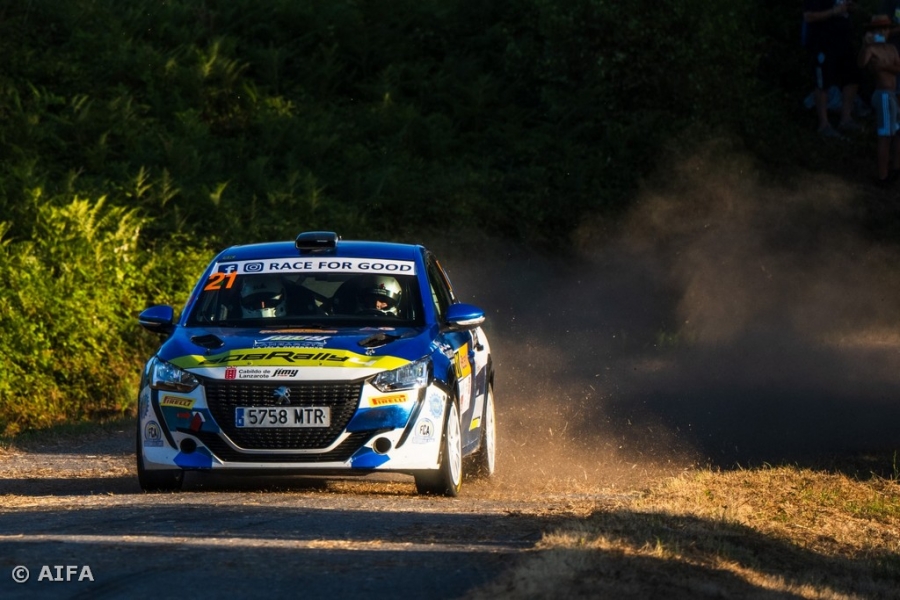 Javier Ca&ntilde;ada / Aday Ortiz vencem no Rallye Rias Baixas