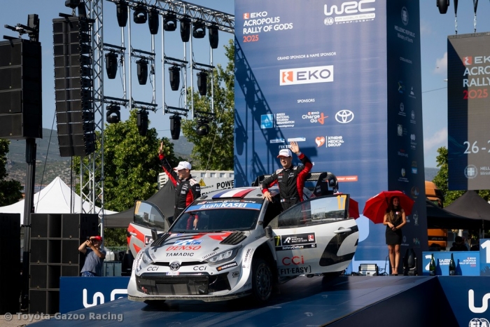 Second overall for Toyota Gazoo Racing’s Ogier