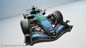 Aston Martin with Special United Stated Grand Prix Livery