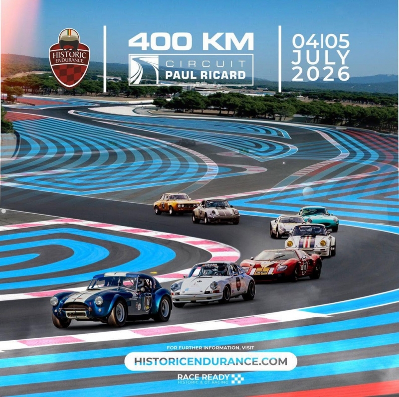 Historic Endurance - Paul Ricard - Antevis&atilde;o