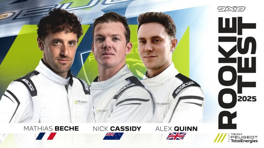 Team Peugeot fields three rookies at the Bahreïn Rookie Test