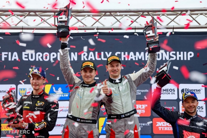 Suninen wins FIA ERC Rally Poland