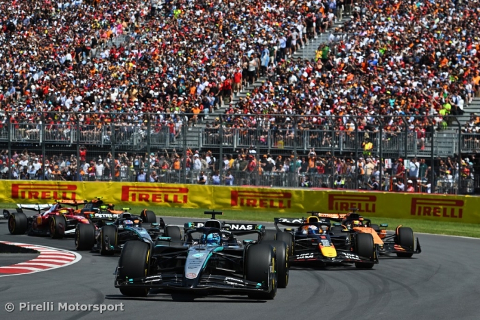 George Russell wins in Montreal
