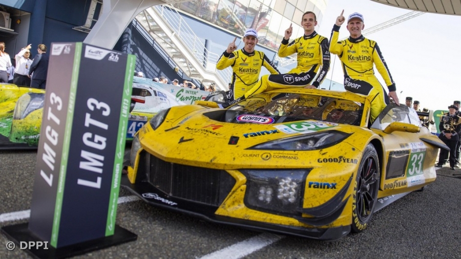 Corvette claims hard-fought Le Mans victory in LMGT3
