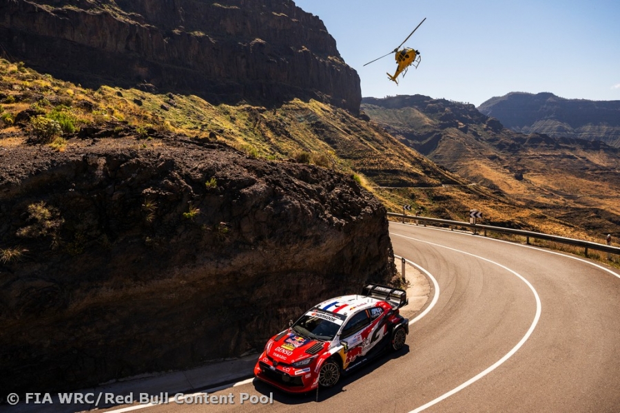 Ogier leads Toyota top-five lockout in Canarias