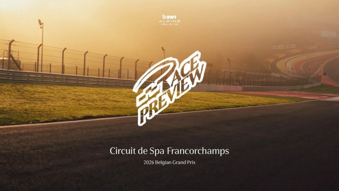 Alpine Formula One Team heads to Spa-Francorchamps