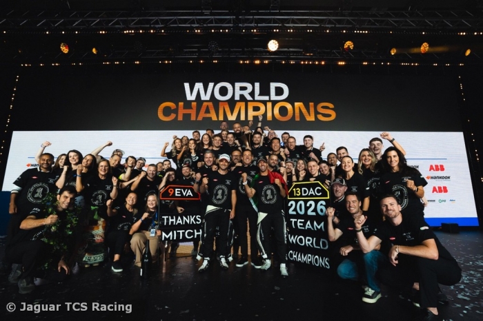 Jaguar TCS Racing vence Mundial de Equipas FIA Formula E 2025/26