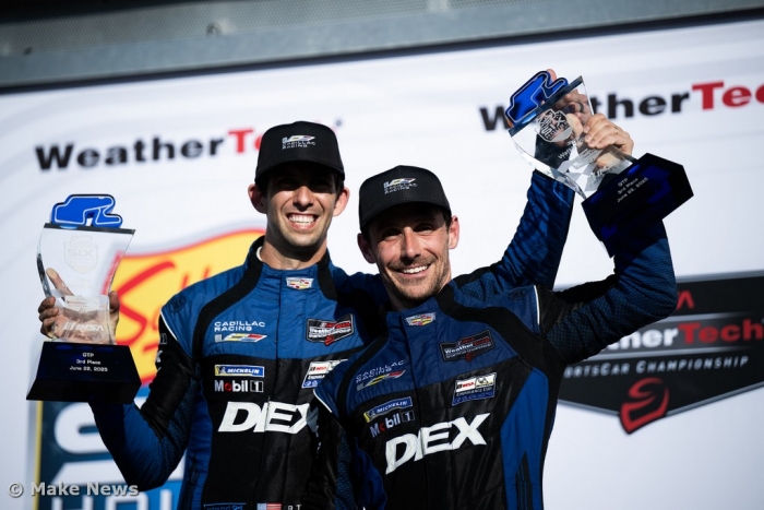 Filipe Albuquerque no pódio em Watkins Glen