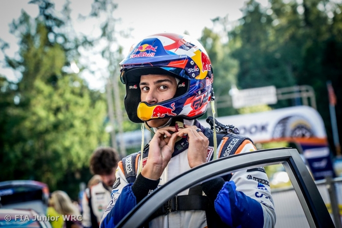 Membrado leads Lassila after dramatic Junior WRC Friday