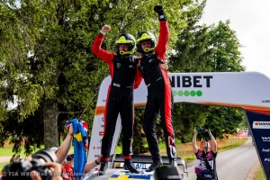 Oliver Solberg stuns with first WRC triumph in Estonia