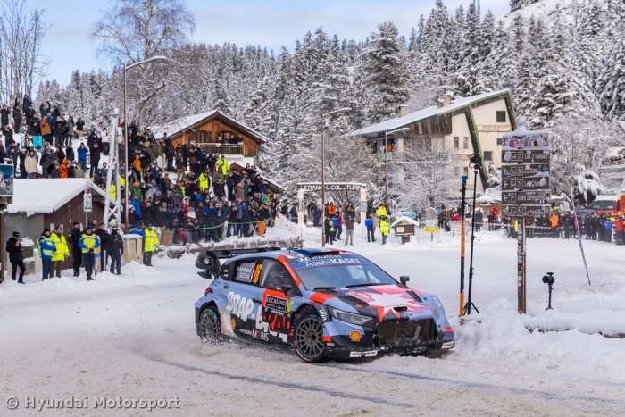 Hyundai Motorsport claims solid points at Monte-Carlo