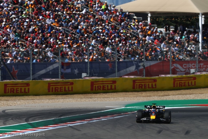 Verstappen charges to victory in Austin