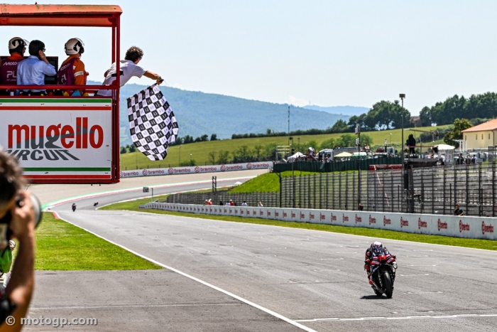 Bezzecchi unbeatable for first victory at beloved Mugello