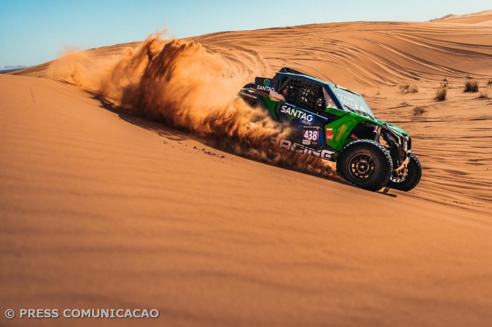Santag Racing nas Areias do Deserto de Marrocos