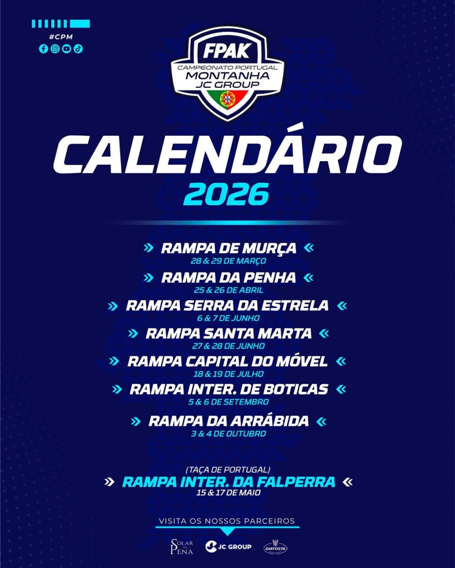 Campeonato de Portugal de Montanha apresenta calend&aacute;rio 2026
