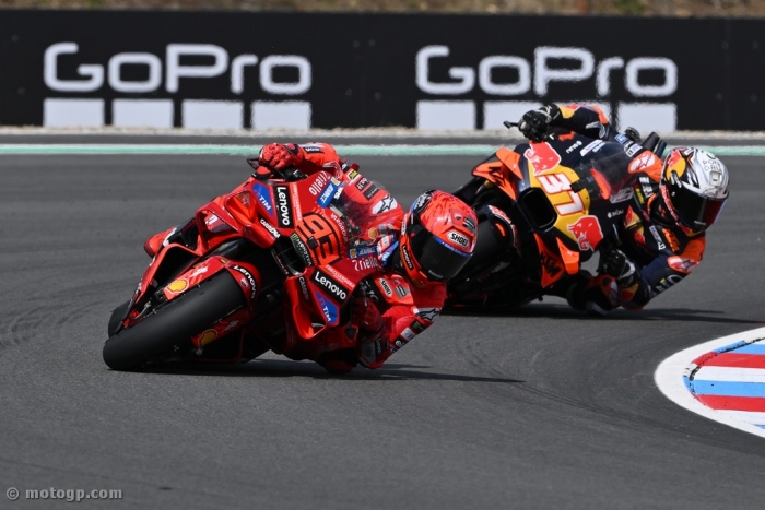 Marc Marquez beats Acosta in Brno Sprint