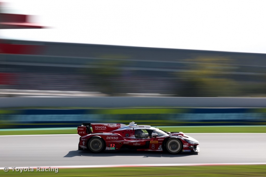 Toyota Racing on the front row in Spain