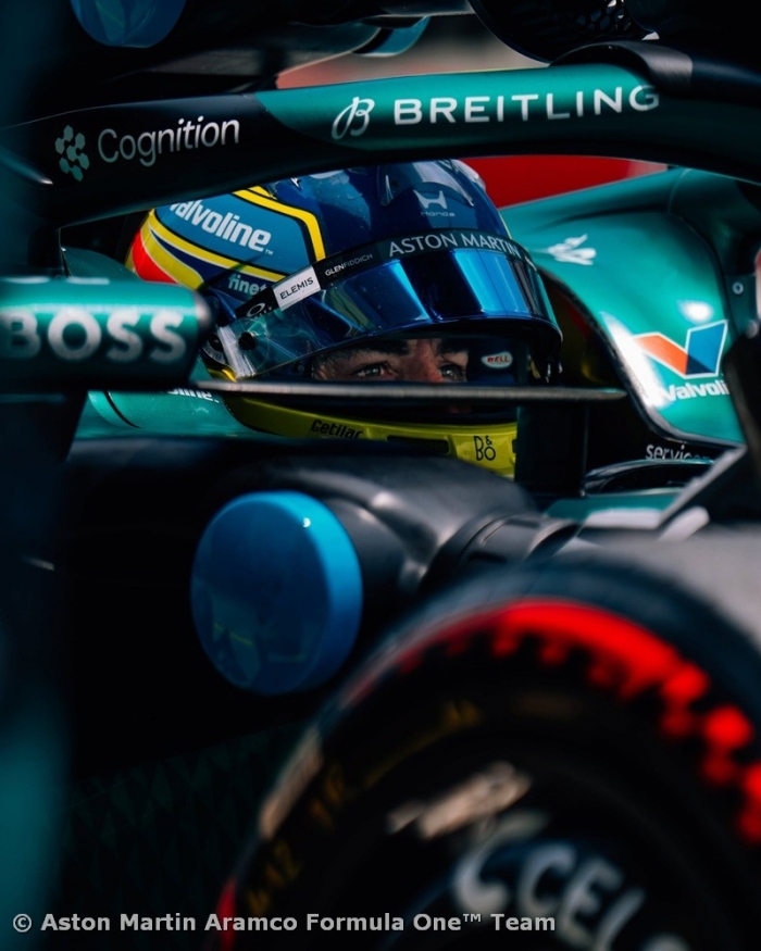 Aston Martin Formula One&trade; Team in the points