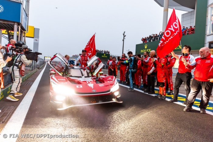 Toyota #8 triumphs at home following late twist