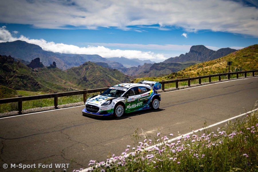 M-Sport crews show solid progression in Gran Canaria