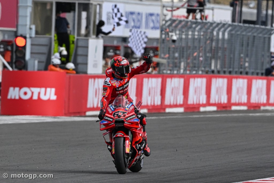 Bagnaia takes stunning Sprint win at Motegi