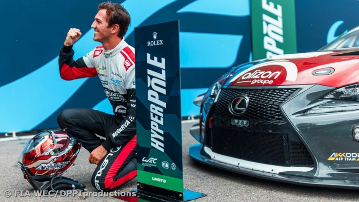 David dominates as Frenchman flies to LMGT3 pole for Lexus